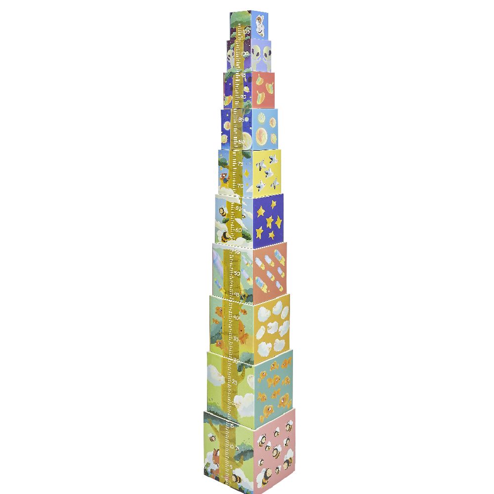 KUBE NE FORM PIRAMIDE PREJ KARTONI X10 | 610693