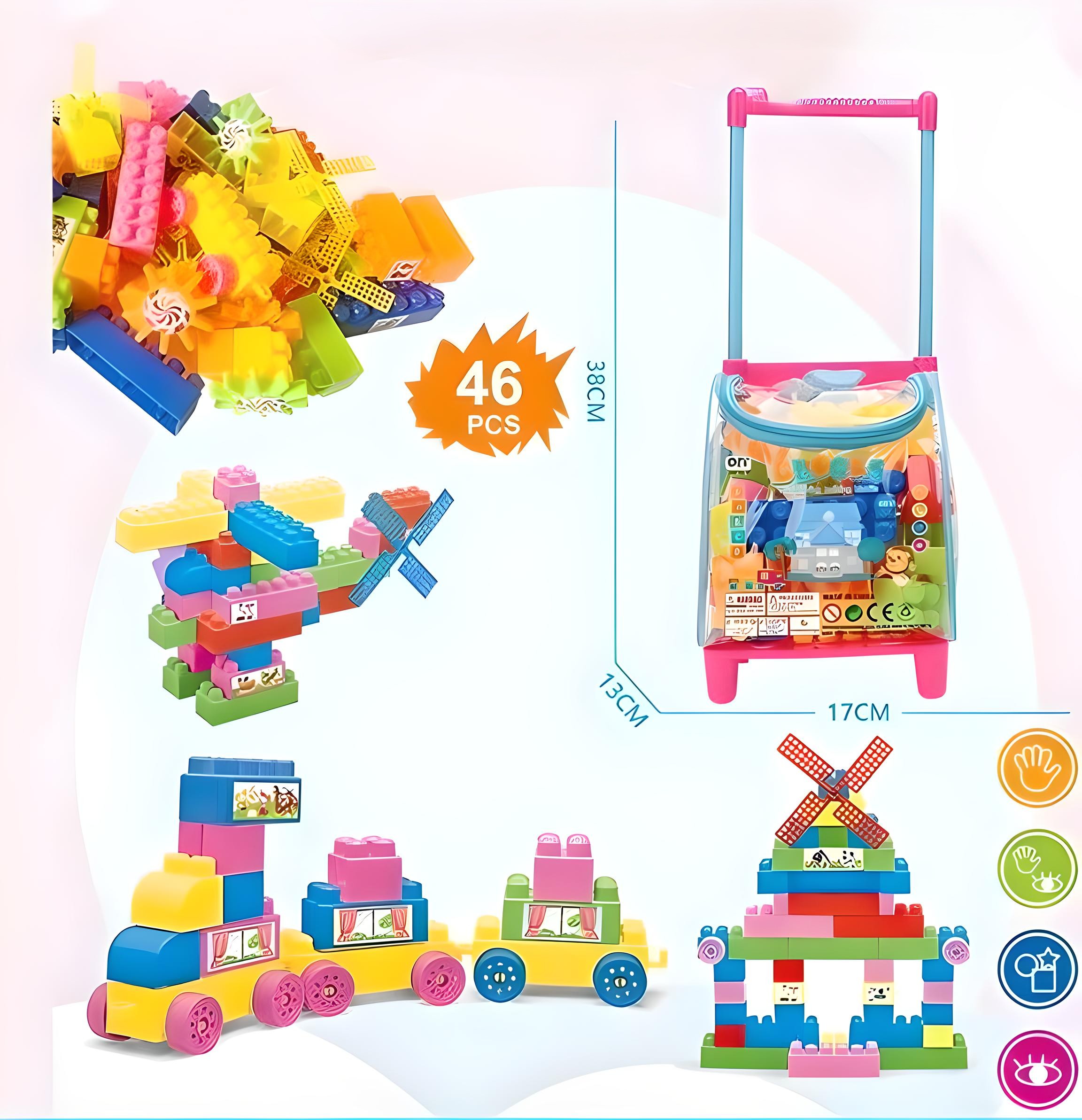 Lodër ndërtimi – puzzle me qante x46