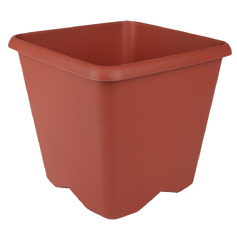 Chorus red square garden pot 15.2 L