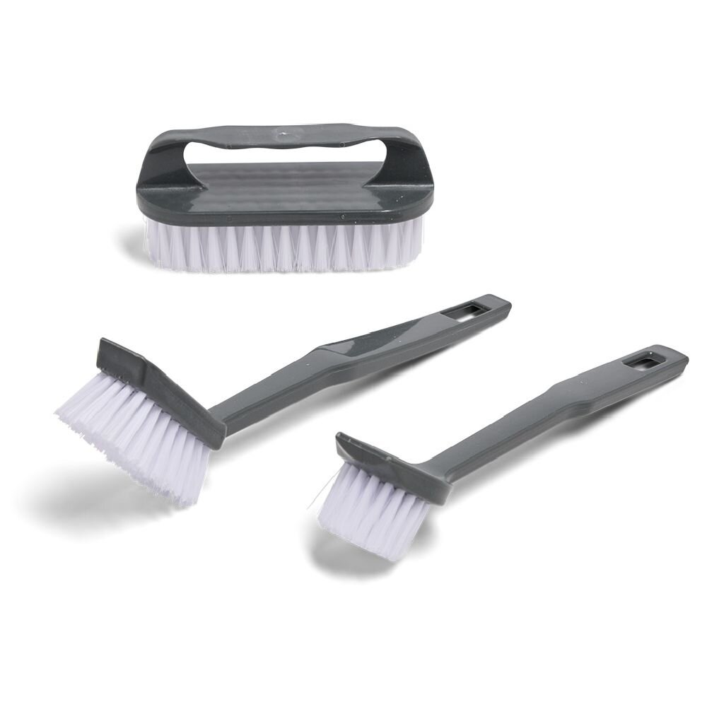 Set of 3 cleaning brushes
