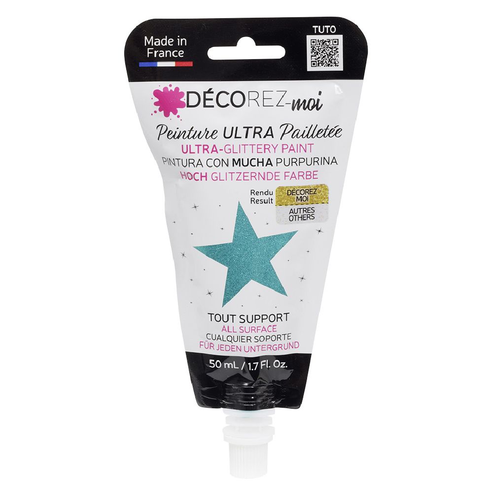 BOJË BLU BRUZ GLITTER 80ML