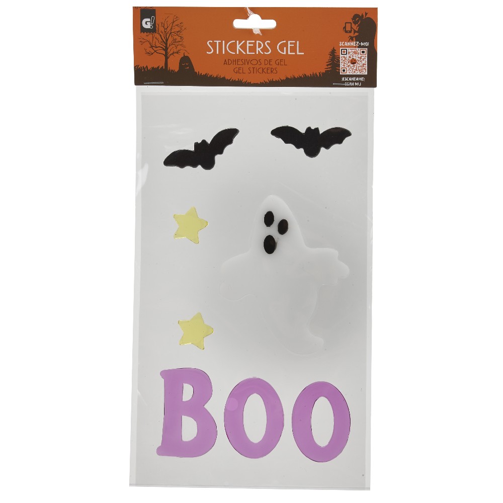 Halloween window decoration gel sticker
