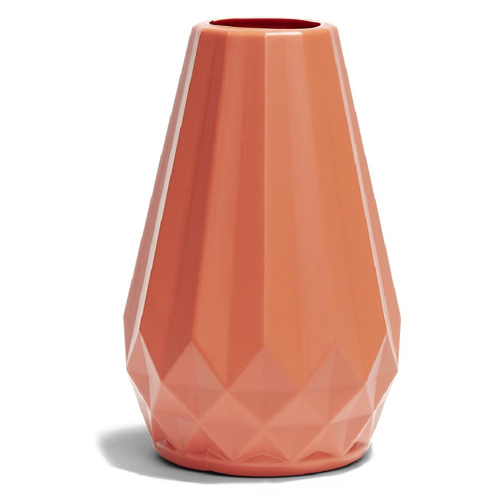 VAZO PLASTIME ME EFEKT ORIGAMI 7x4.5xH15cm - 4 NGJYRA