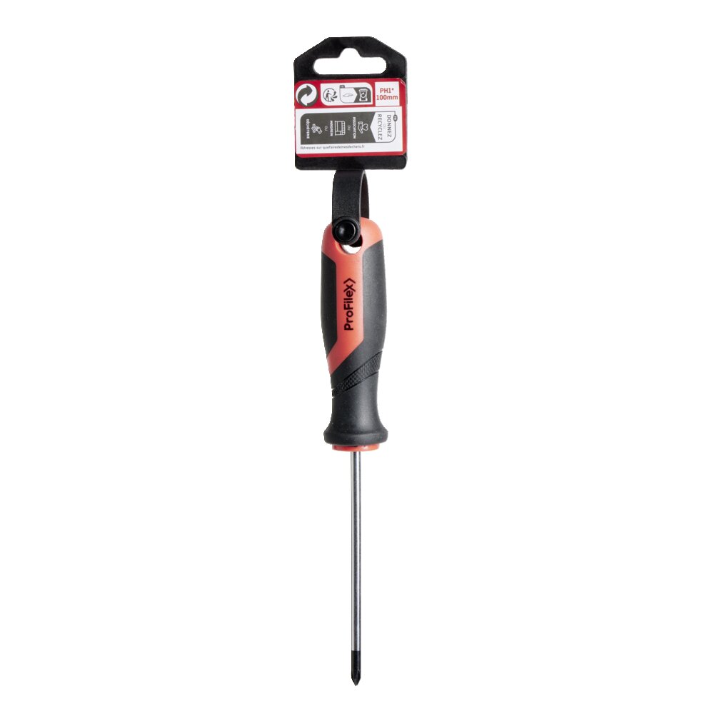 25mm PH1 red crosshead screwdriver