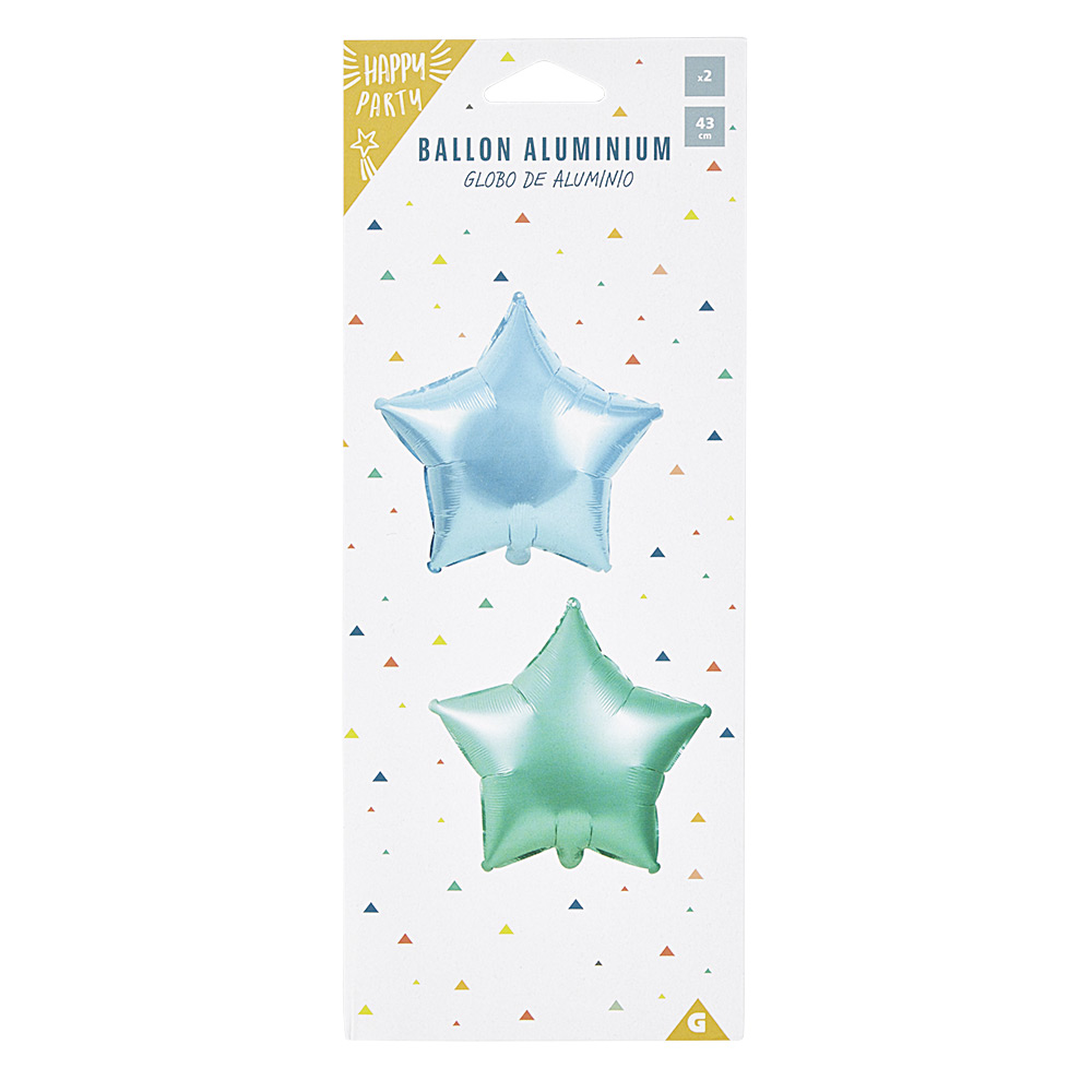 BALONE METALIKE FORME YLLI X2 | 545623