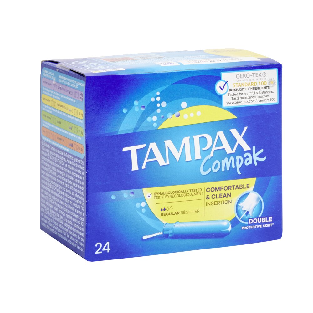LETRA HIGJENIKE TAMPAX X24 | 626407