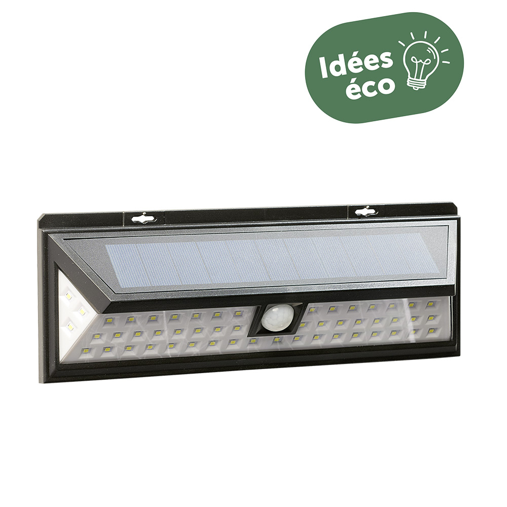 54 LED motion sensor solar panel lamp