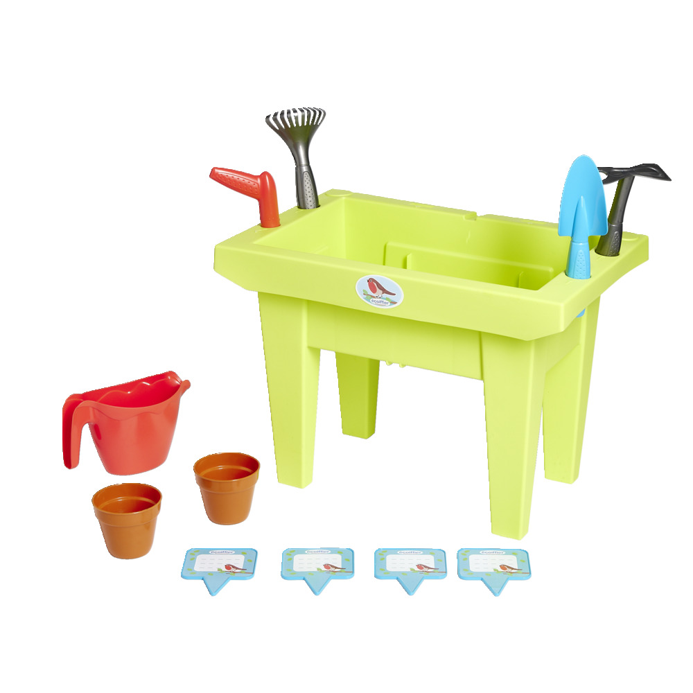 AKSESORË PER  PUNIME KOPSHTI NGA PLASTIKA 12 COP L43X27H31CM