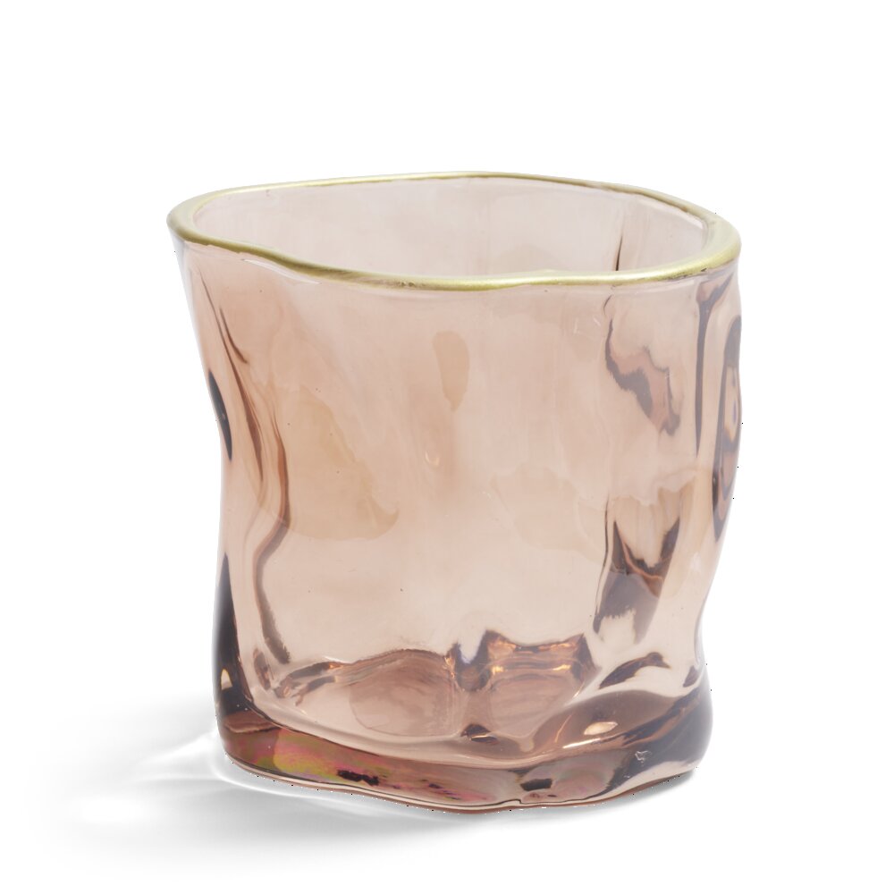 VAZO DEKORUESE QELQI D7.5H7.7  ROSE