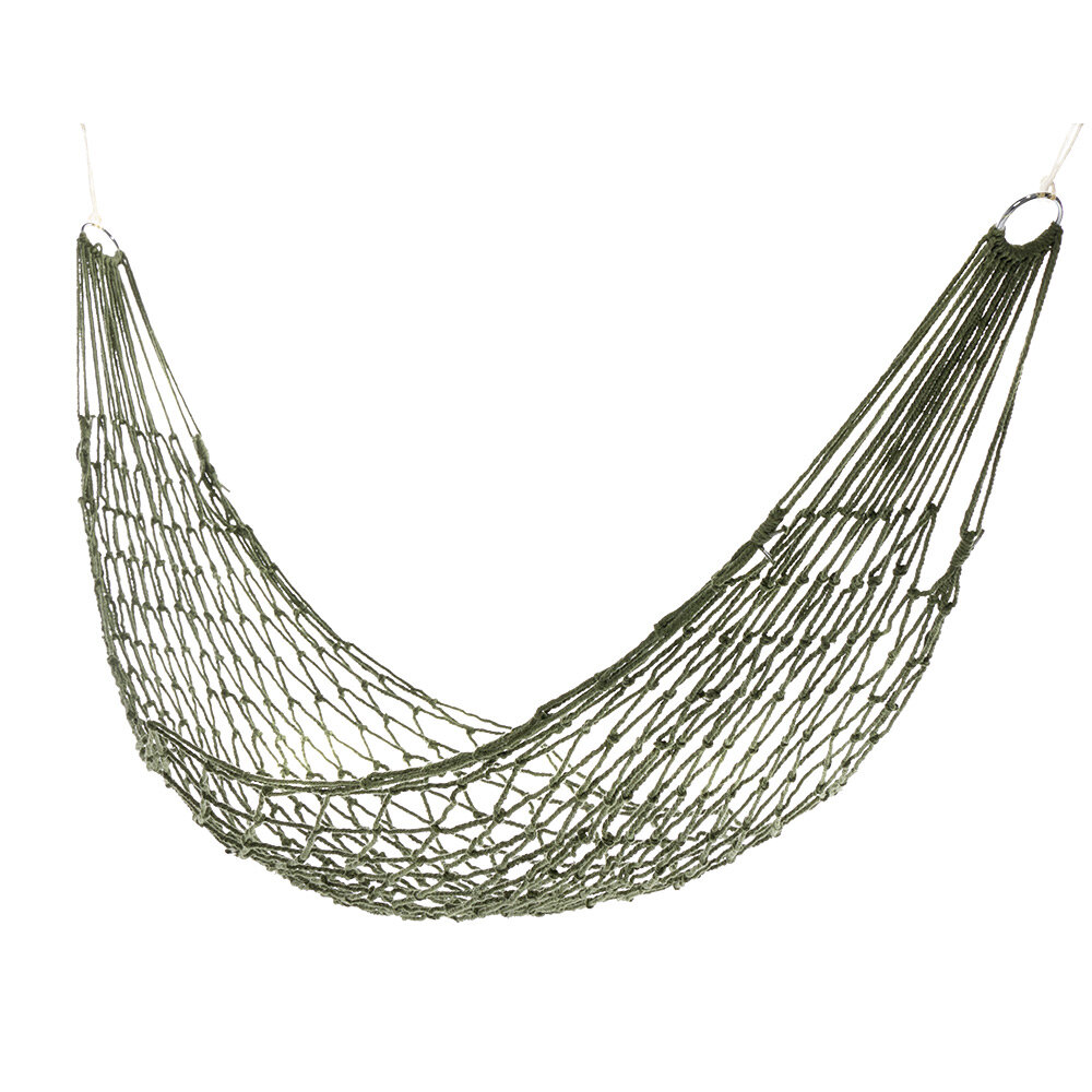 Cyprus 1 person polycotton hanging net hammock L275xW100cm