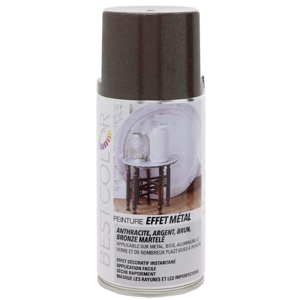 Hammered Brown Metallic Effect Spray Paint 300ml