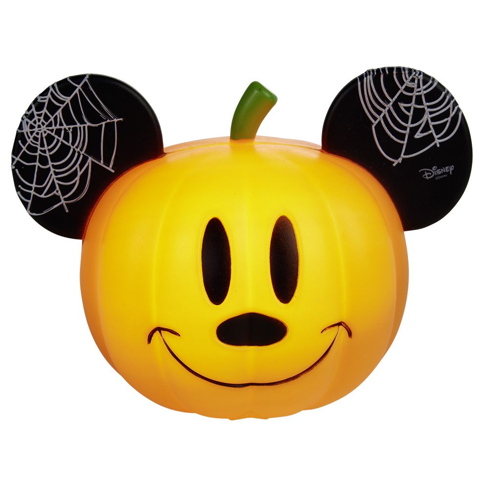 Disney Mickey Orange and Black LED Pumpkin - Small Model