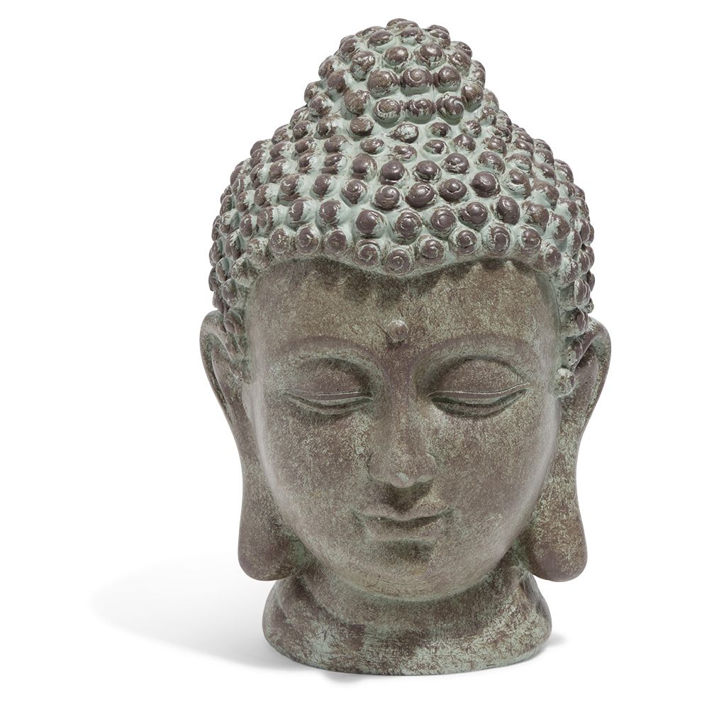 BUDHA HEAD DECO RES D17H26
