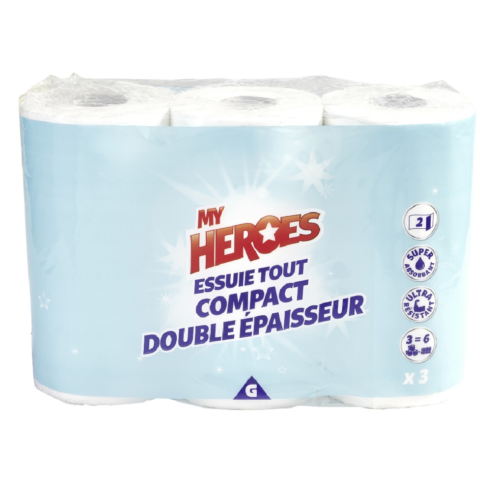 ESSUIE TOUT 3=6 2PLI 180DEMI | 488622