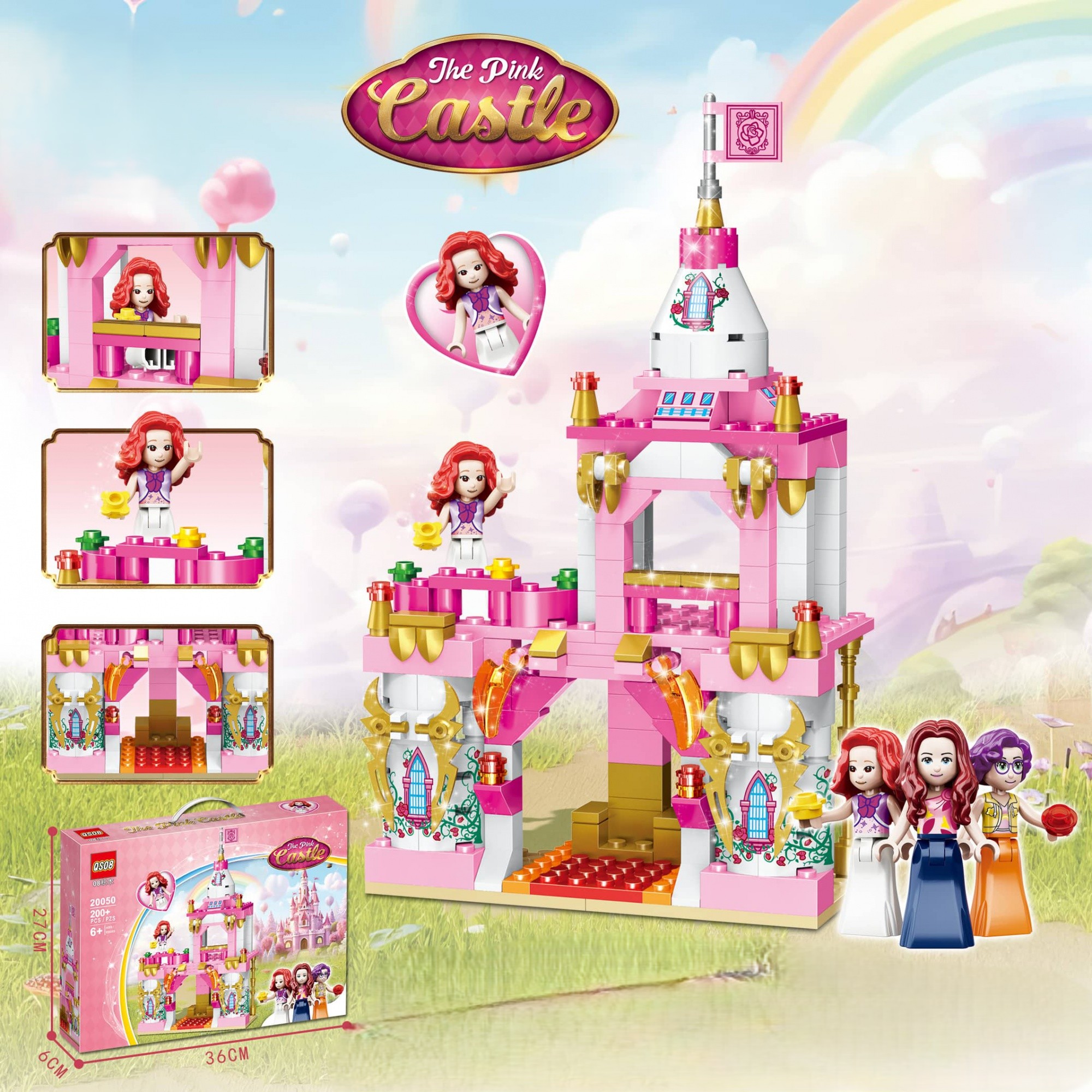 Lodër ndërtimi në formë kështjellë x200