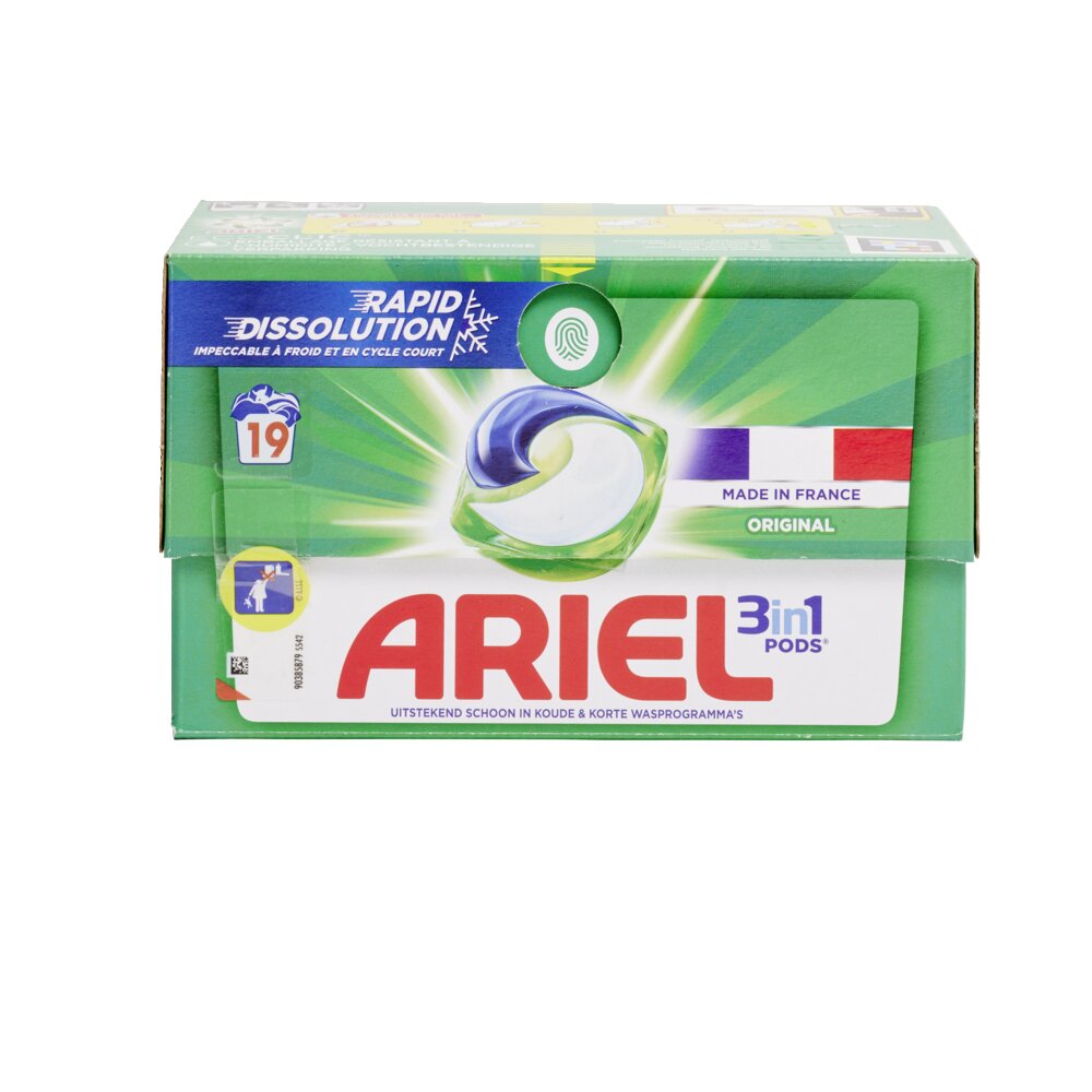 Ariel 19 Original 3-in-1 Laundry Detergent Capsules
