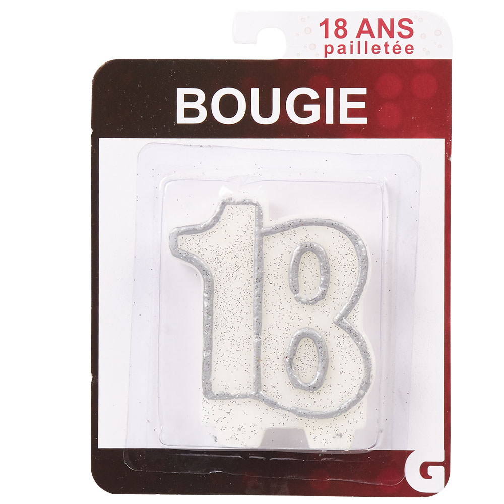 Birthday candle number 18
