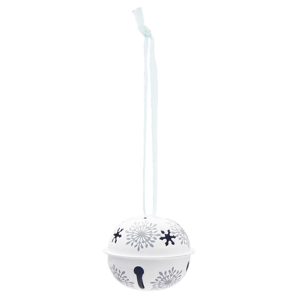White Christmas bell to hang
