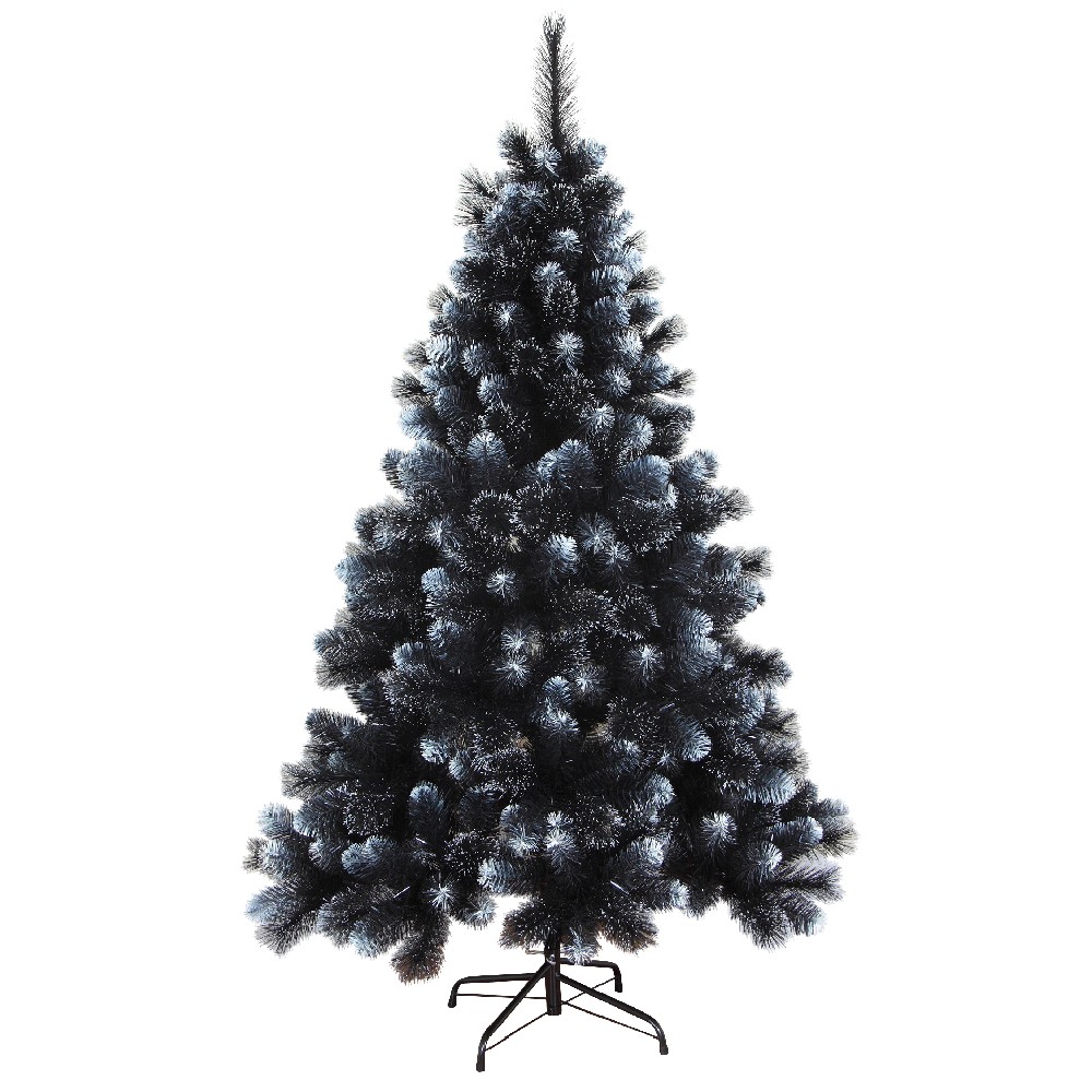 1.5m Black Flocked Artificial Christmas Tree