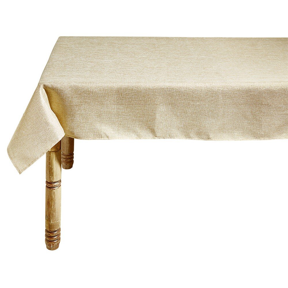 MBULESA TAVOLINE ME EFEKT LIRI DREJTKËNDËSHE ME FIJE ME SHKËLQIM 140 X 300 CM