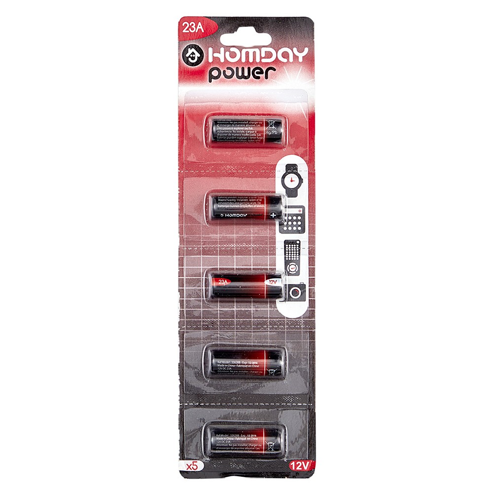 23A battery x5