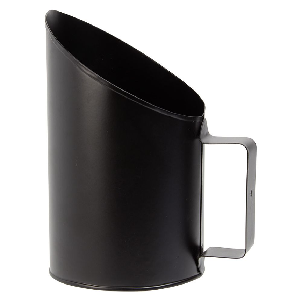Black metal pellet shovel