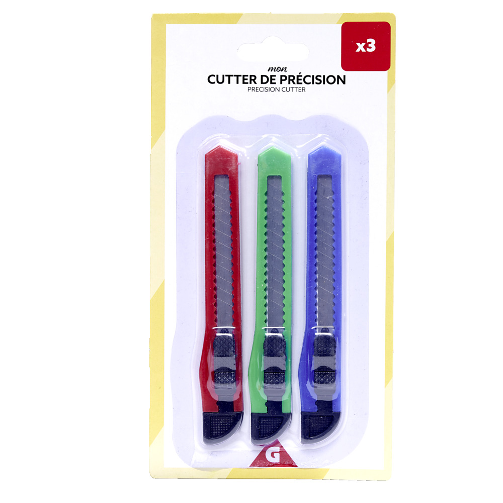 SET ME 3 PRERESE PRECIZE JESHILE/BLU/E KUQE 16,5X6,5X1 | 631730