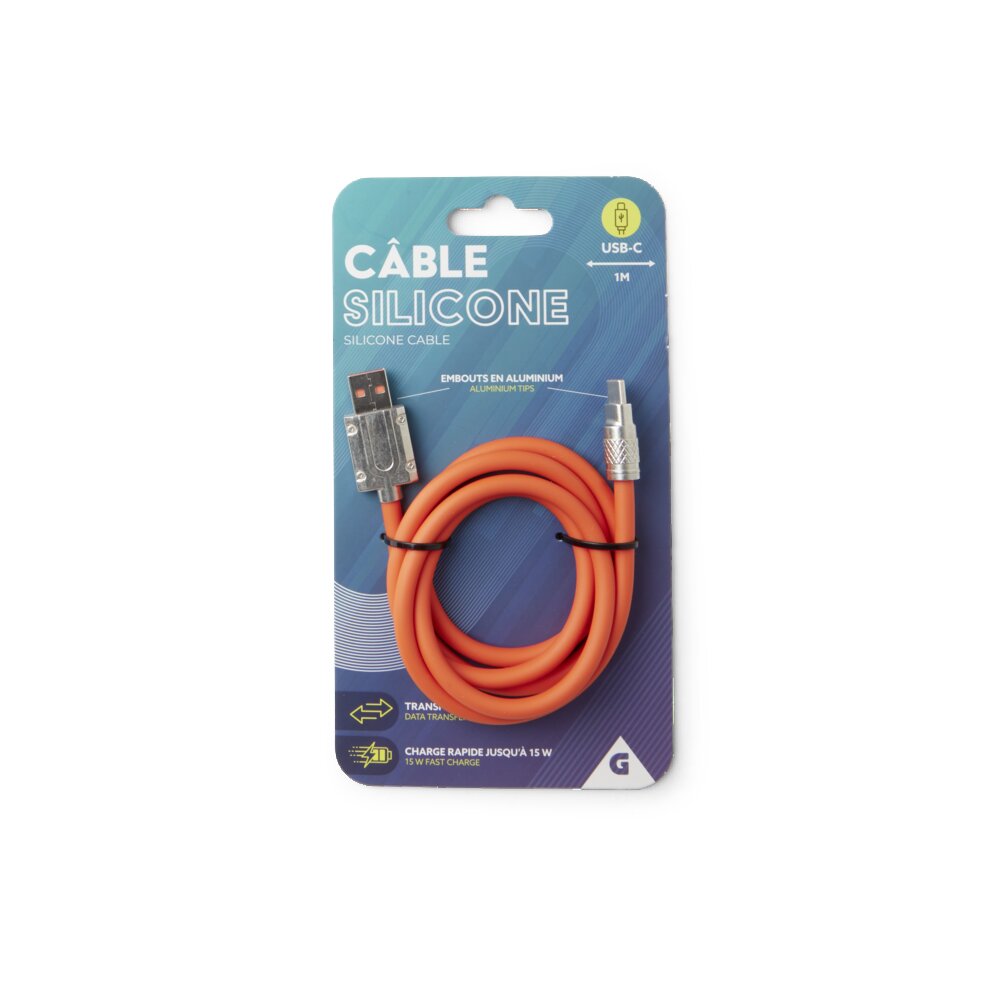 KABELL SILIKONI USB 1M