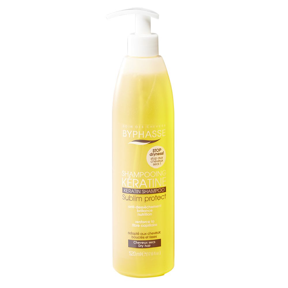 Byphasse sublim'protect keratin shampoo 520 ml for dry hair