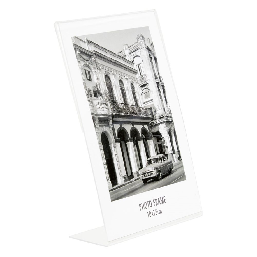 KORNIZË FOTOGRAFIKE PLASTIKE TRANSPARENTE 10X15 CM