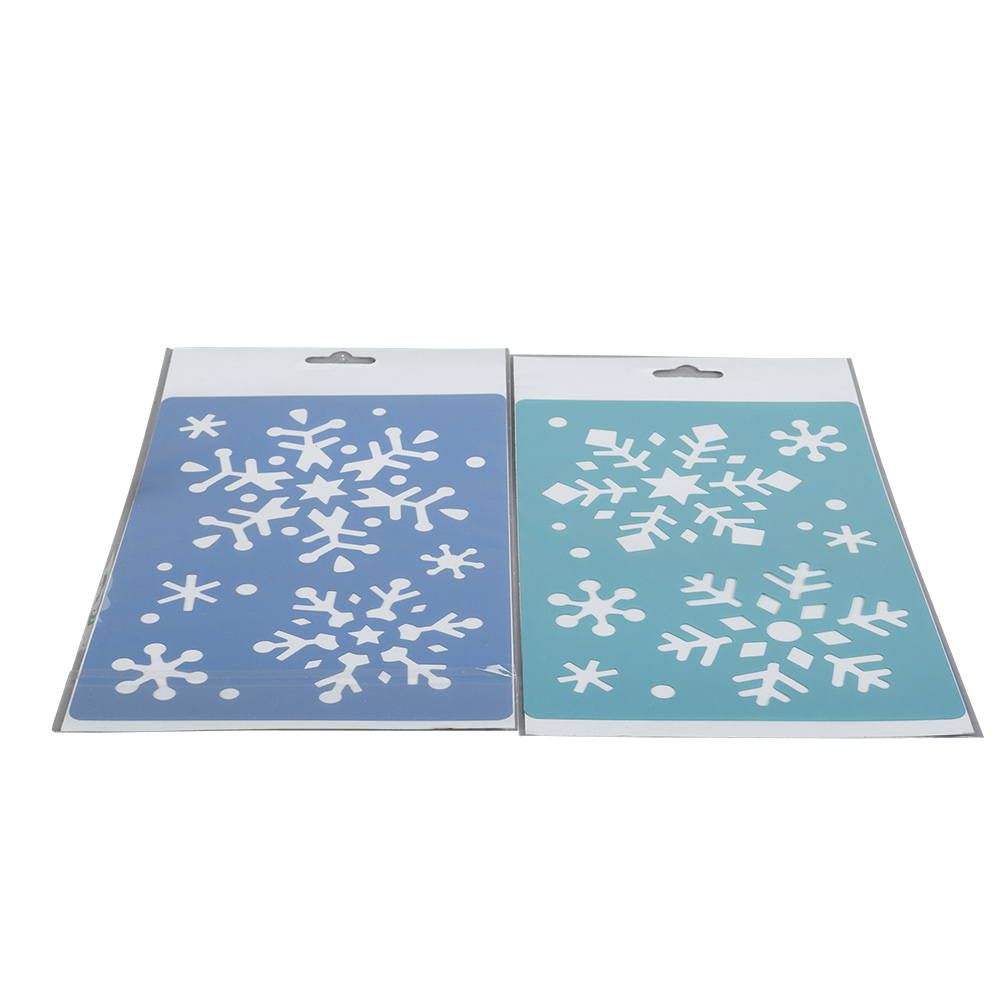 Christmas snowflake stencil