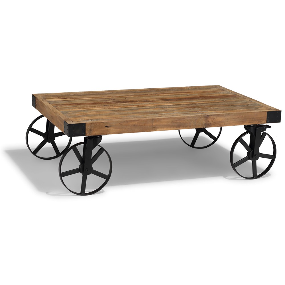 TAVOLINE PER SALLON ME RROTA 110X71.5X36CM