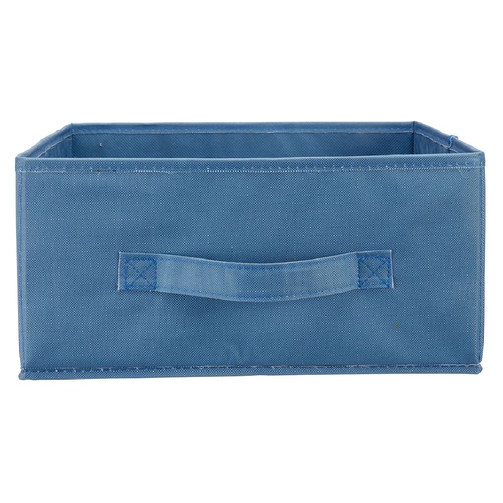 Cube Box Basket 31x29x15cm blue