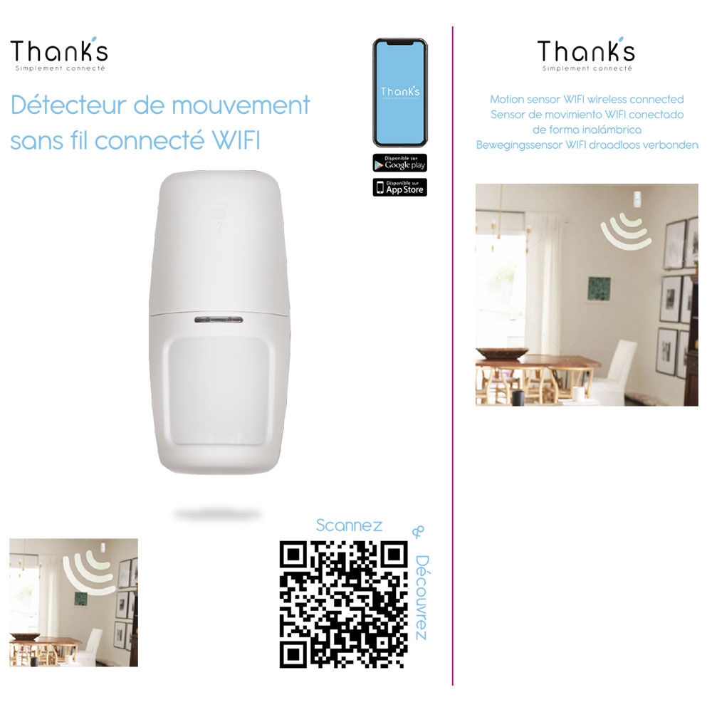 DETEKTOR LEVIZJESH ME WIRELESS