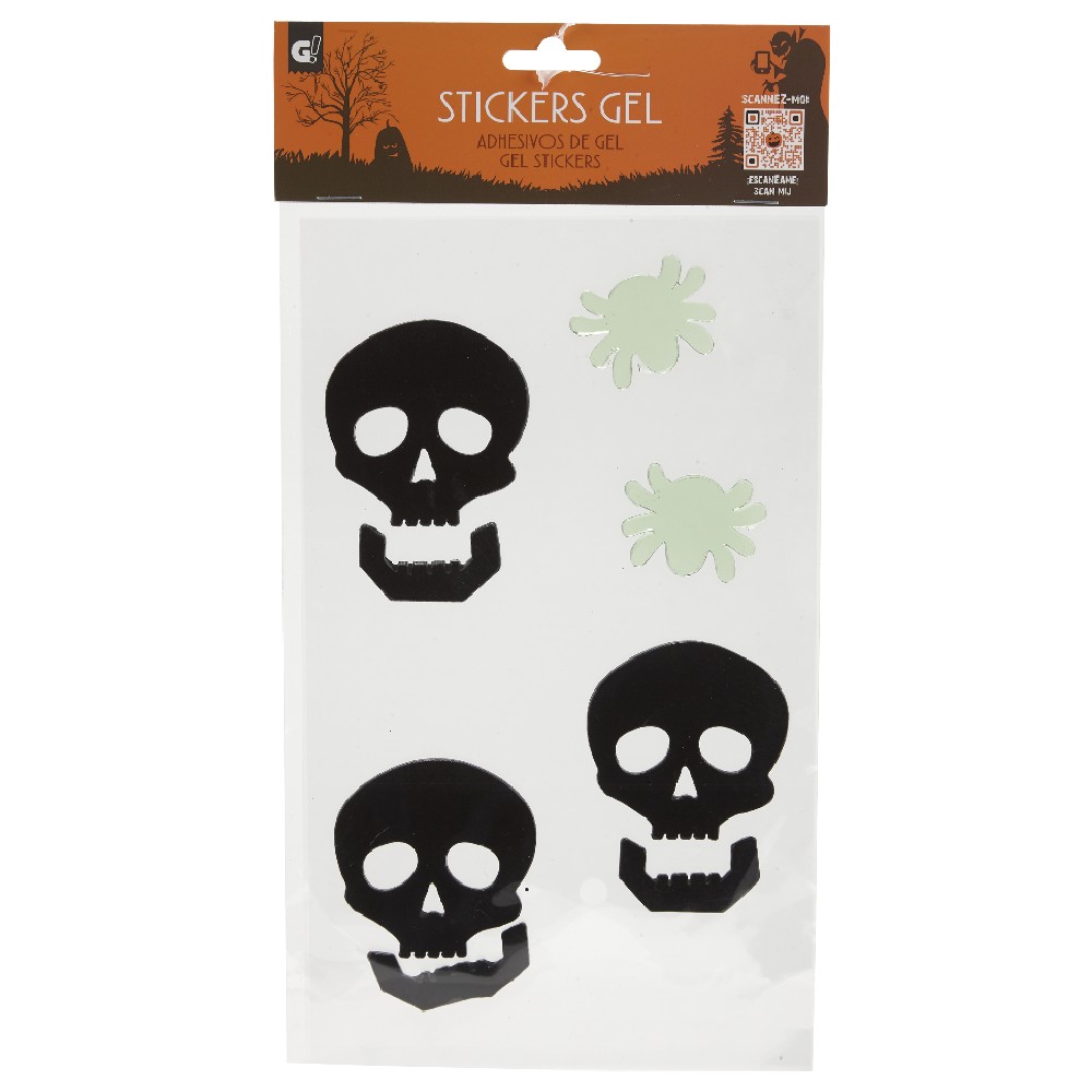 Halloween window decoration gel sticker