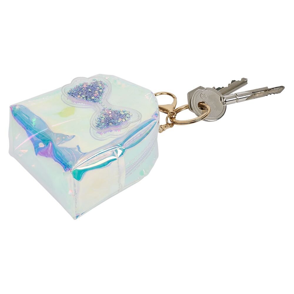 Mini holographic plastic bag keychain - 3 models