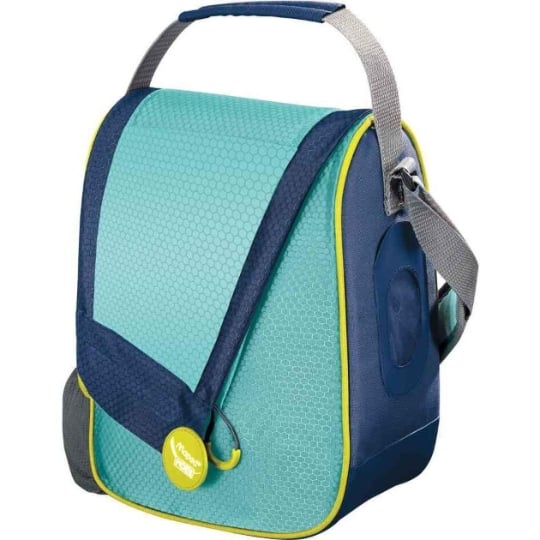 Çante LUNCH BAG BLUE GREEN MAPED