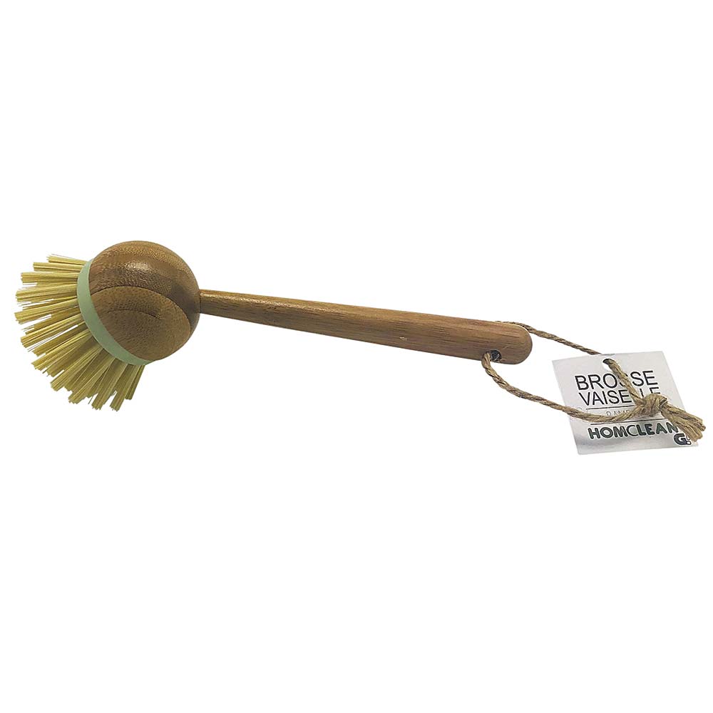 Bamboo dish brush
