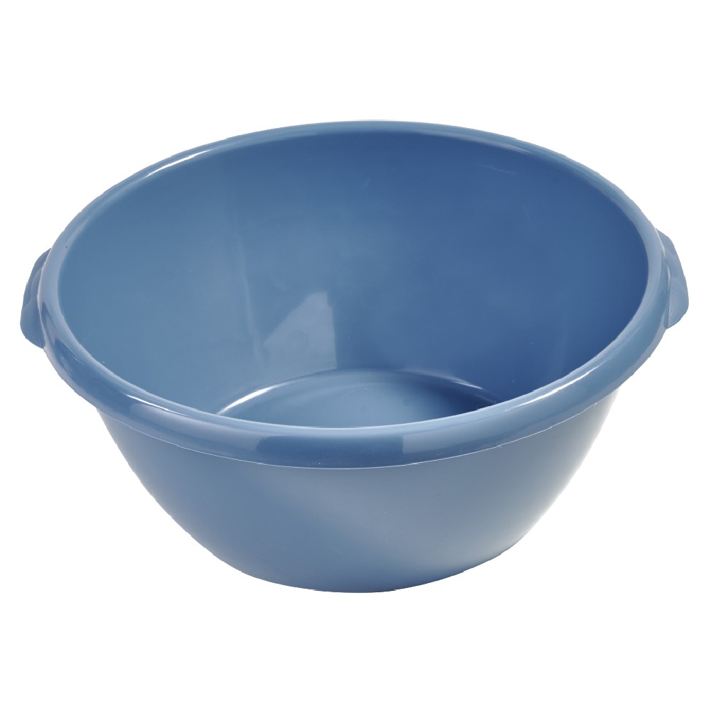 9 L blue round basin