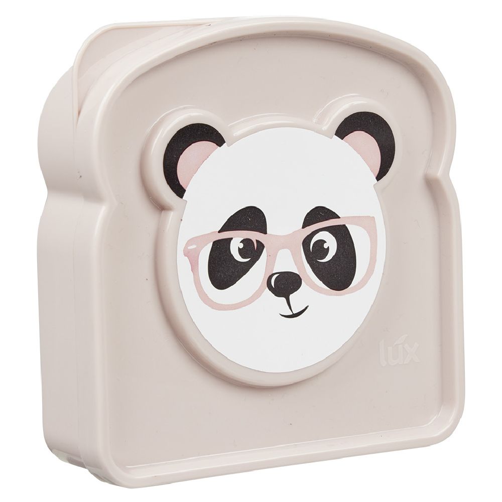 KUTI USHQIMESH PËR FËMIJË ME DIZAJN PANDA BLU OSE ROZË
