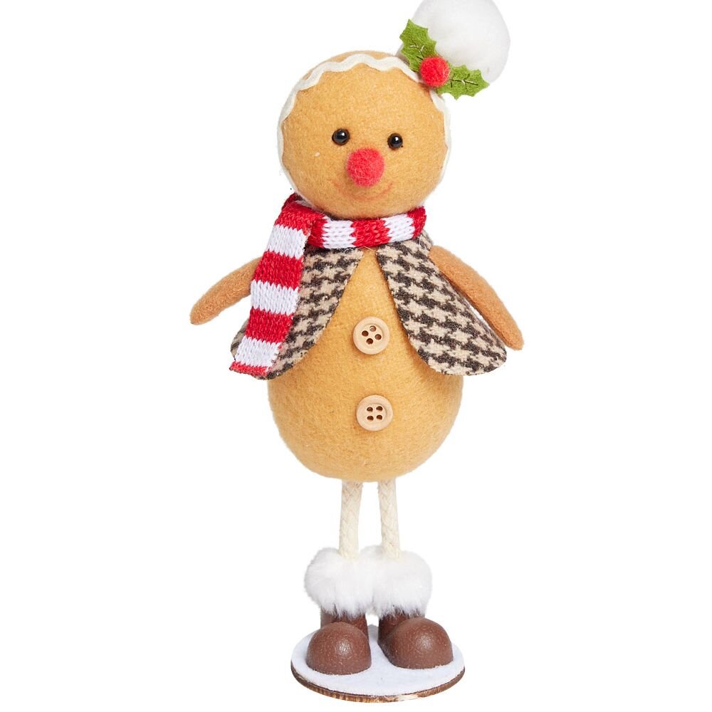 Gingerbread figure to pose boy or girl H18cm | 613743