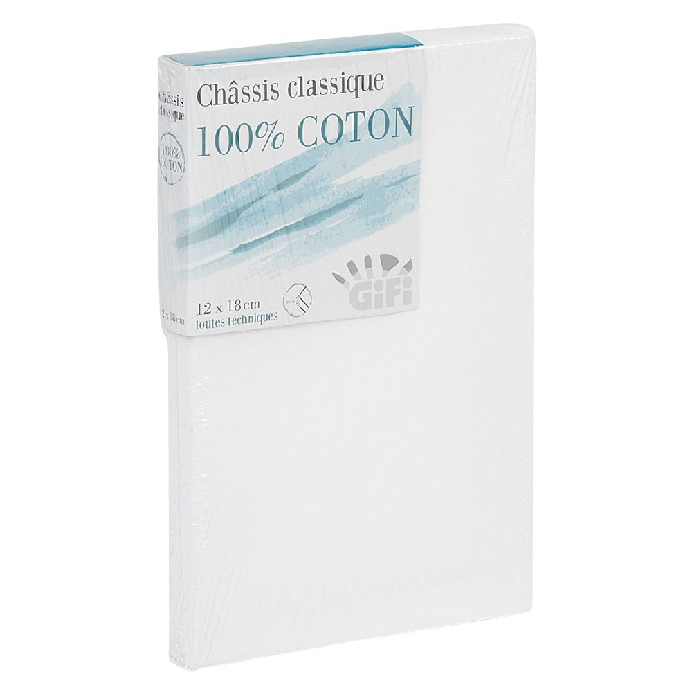 Canvas to paint on frame 12 x 18 cm