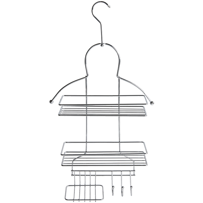 BATH CADDY MET L25H47 GRI
