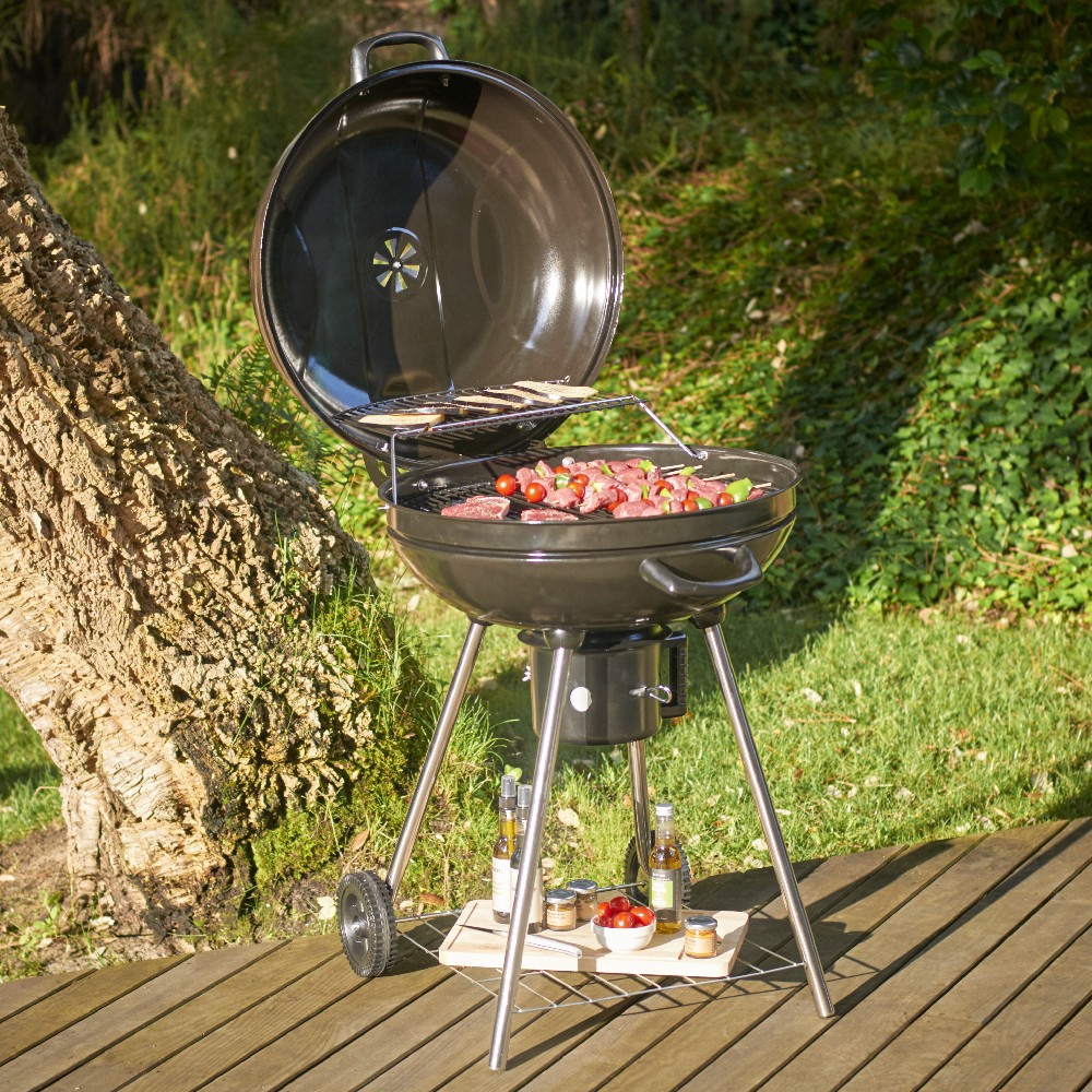 Fisher Rolling Charcoal Barbecue