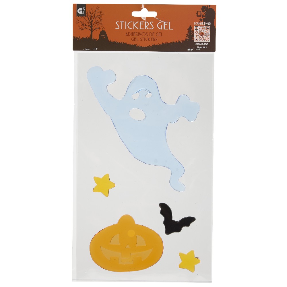 Halloween window decoration gel sticker