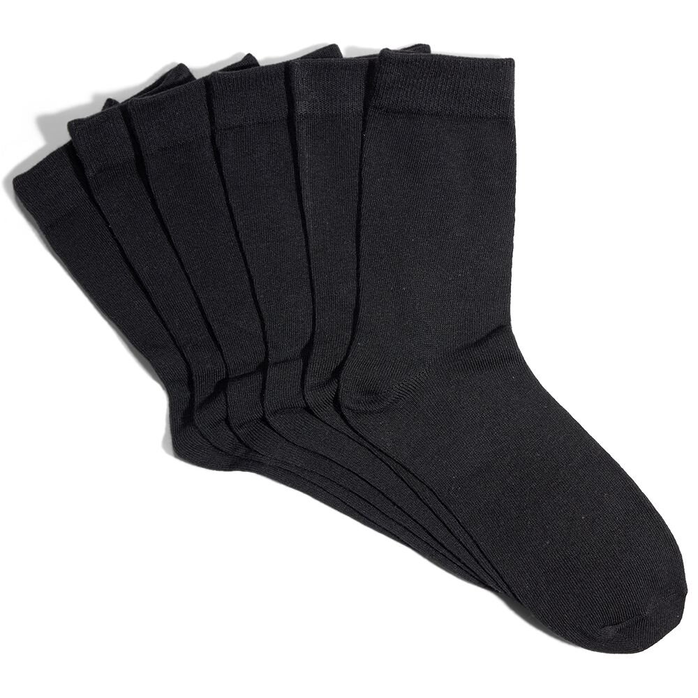Pack of 3 pairs of long cotton and polyester socks - 3 colors