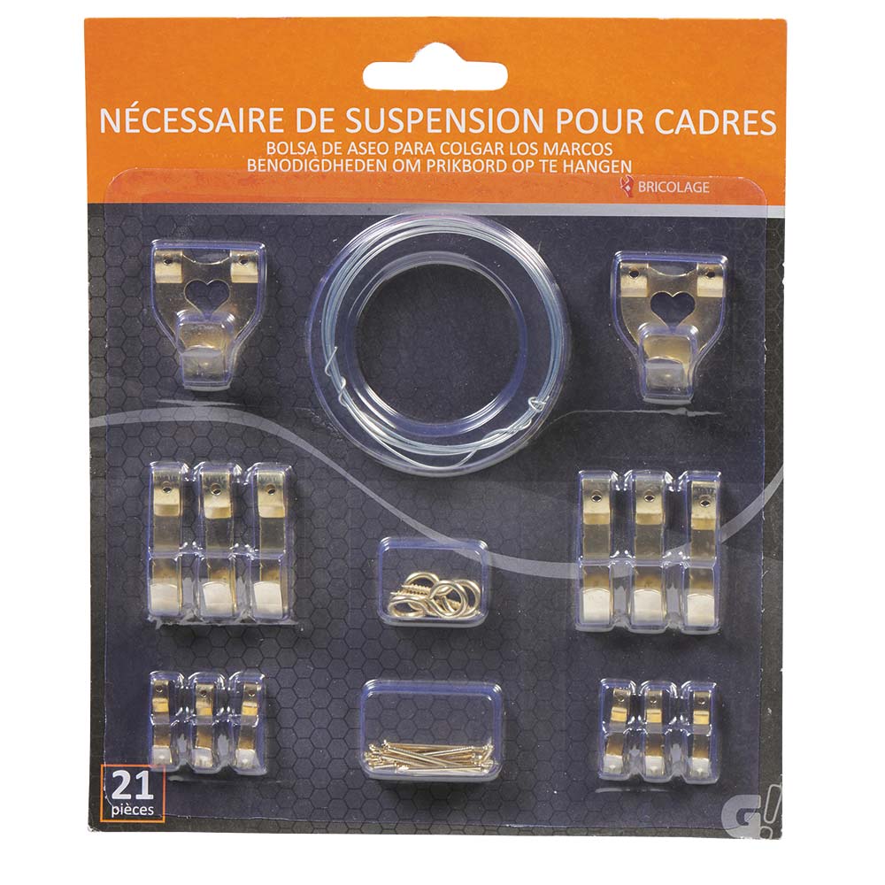 Picture frame hanging kit