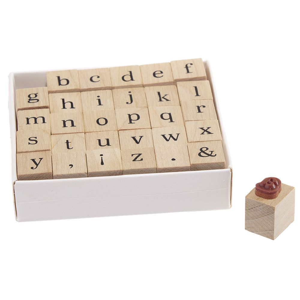 PULLË ALFABETI PREJ DRURI X30 | 605527