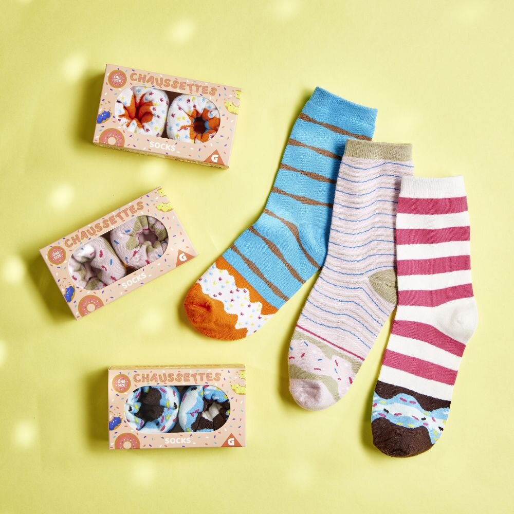 Fun donut socks - One size
