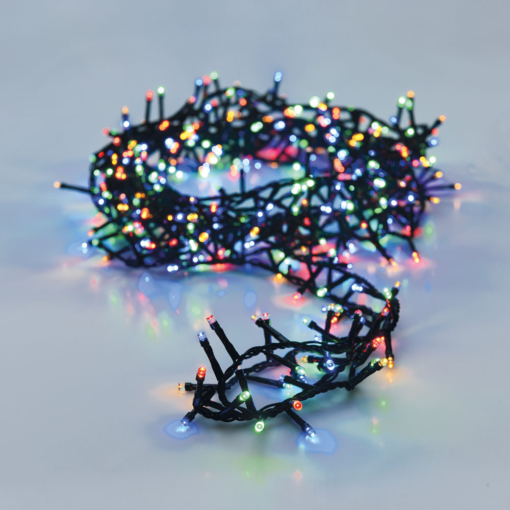 400 LED multi-color cluster electric garland